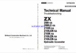 ZX200-5A200LC-5A210H-5A210LCH-5A,ZX210K-5A,ZX210LCK-5A,ZX210LCN-5A Technical Manual (Troubleshooting)