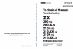 ZX200-5G,ZX200LC-5G,ZX210H-5G,ZX210LCH-5G,ZX210K-5G,ZX210LCK-5G Technical Manual (Troubleshooting)