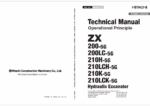 ZX200-5G200LC-5G210H-5G210LCH-5G,ZX210K-5G,ZX210LCK-5G Technical Manual (Operational Principle)