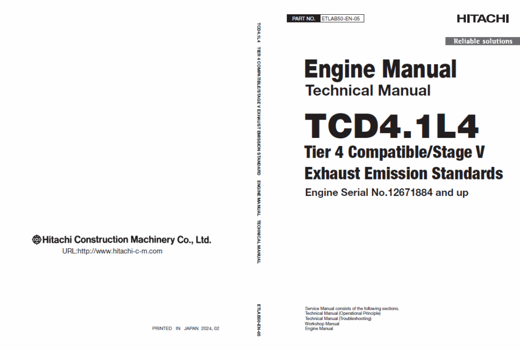 TCD4.1L4 Engine Manual Technical Manual (Tier4 CompatibleStage V Exhaust Emission Standards)