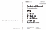 ZX210-5B, ZX210LC-5B, ZX210LCN-5B, ZX240N-5B Technical Manual (Troubleshooting)