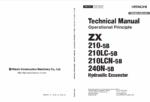 ZX210-5B, ZX210LC-5B, ZX210LCN-5B, ZX240N-5B Workshop Manual