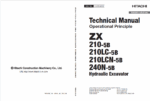 ZX210-5B,ZX210LC-5B,ZX210LCN-5B,ZX240N-5B Technical Manual (Operational Principle)