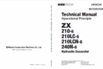 ZX210-6, ZX210LC-6, ZX210LCN-6, ZX240N-6 Technical Manual (Operational Principle)