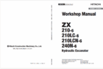 ZX210-6, ZX210LC-6, ZX210LCN-6, ZX240N-6 Workshop Manual