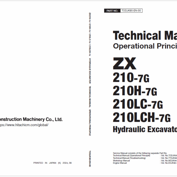 ZX210-7G Technical Manual (Operational Principle)