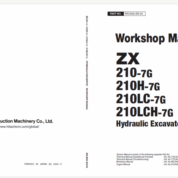 ZX210-7G Workshop Manual