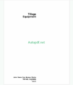 John Deere Tillage Equipment Technical Manual (TM1495)