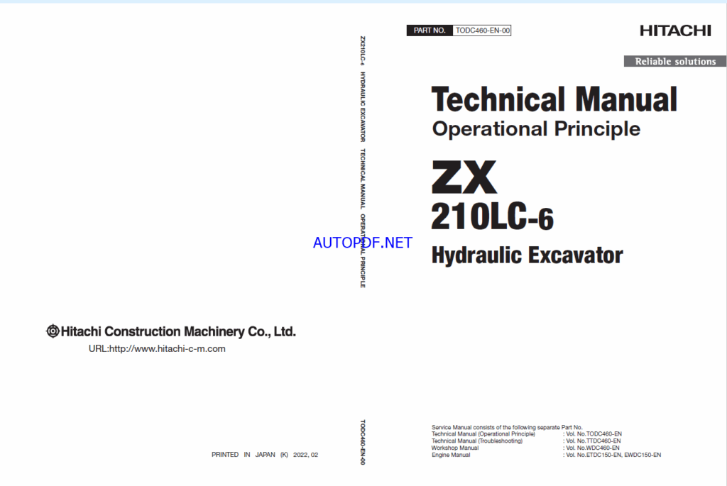 ZX210LC-6 Technical Manual (Operational Principle)