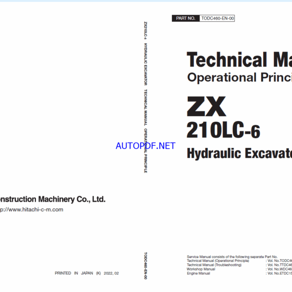 ZX210LC-6 Technical Manual (Operational Principle)