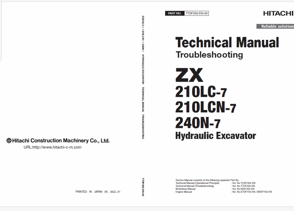 ZX210LC-7, ZX210LCN-7, ZX240N-7 Technical Manual (Operational Principle)