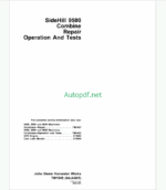 John Deere SST15, SST16 and SST18 Spin Steer Lawn Tractor Technical Manual (TM1908)