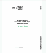 John Deere 6205 and 6505 Tractors Repair Technical Manual (TM4612)