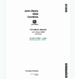 John Deere 6602 Combine Technical Manual (TM1080)