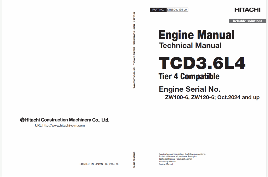TDC3.6L4 Engine Manual Technical Manual (Tier4 Compatible)