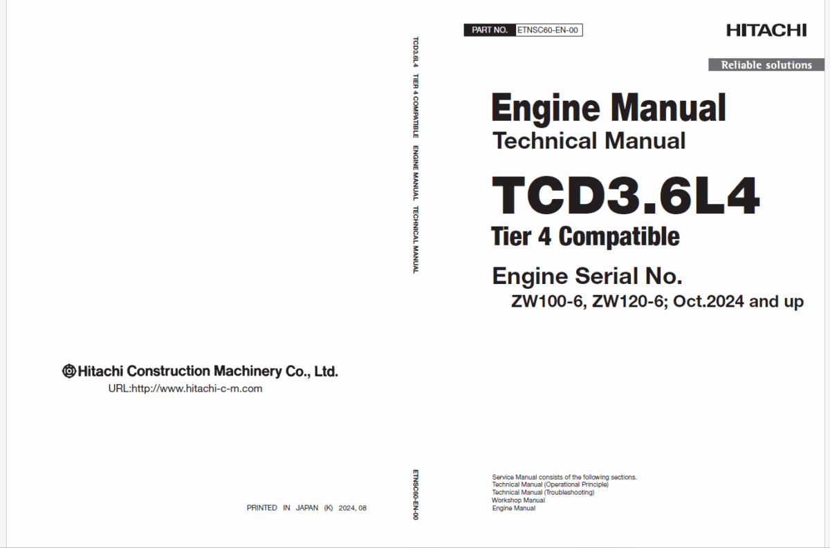 TDC3.6L4 Engine Manual Technical Manual (Tier4 Compatible)