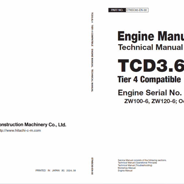 TDC3.6L4 Engine Manual Technical Manual (Tier4 Compatible)