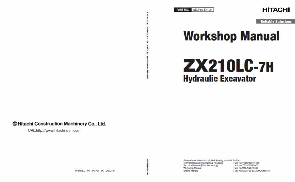 ZX210LC-7H Workshop Manual