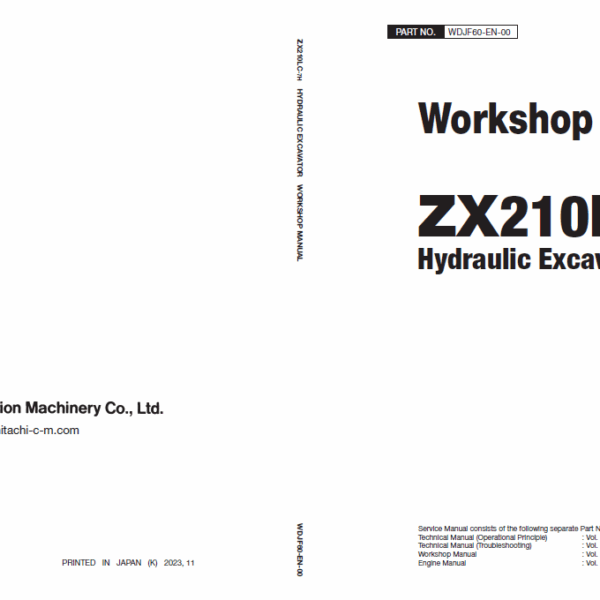 ZX210LC-7H Workshop Manual