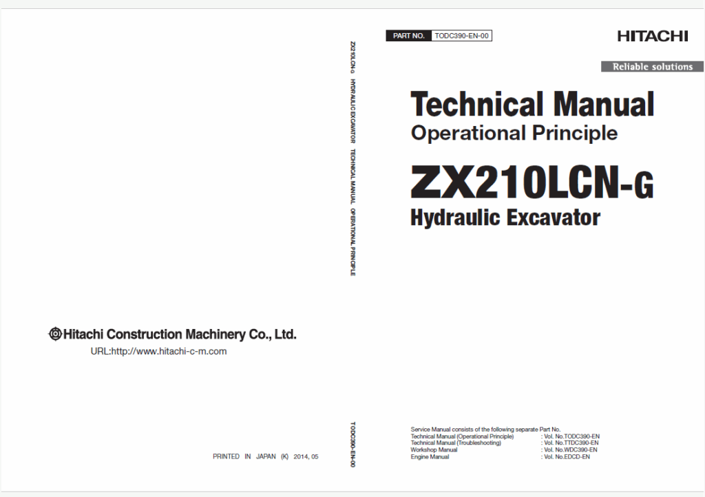 ZX210LCN-G Technical Manual (Operational Principle)