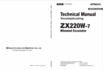 ZX220W-7 Technical Manual (Troubleshooting)