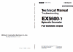 Technical Manual Troubleshooting EX5600-7 FCO Cummins engine