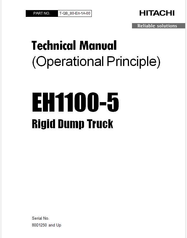 Technical Manual_EH1100-5_T-QB_80-En-1A-00_29-Jan-2014