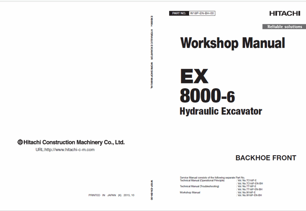 EX8000-6 Workshop Manual BACKHOE FRONT