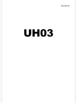 vUH03(M,D) Service manualUH03(M,D) Service manual