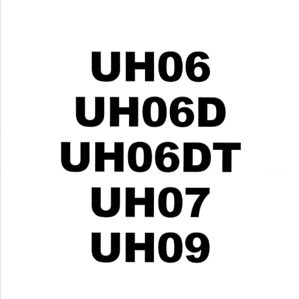 UH06,UH06D,UH06DT,UH07,UH09 Service manual