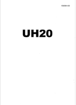 UH20 Service manual