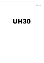 UH30 Service manual