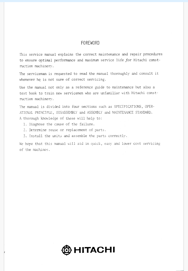 UH043 Service Manual