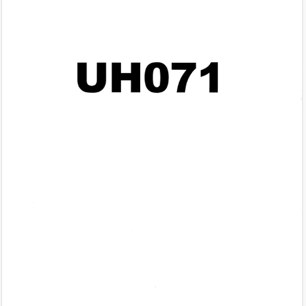 UH071 Service Manual