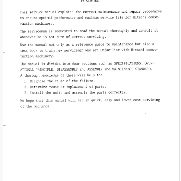 UH103 Service ManualUH103 Service Manual