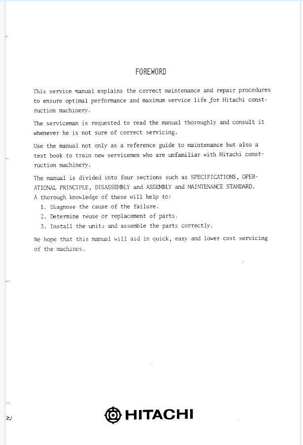 UH103 Service ManualUH103 Service Manual