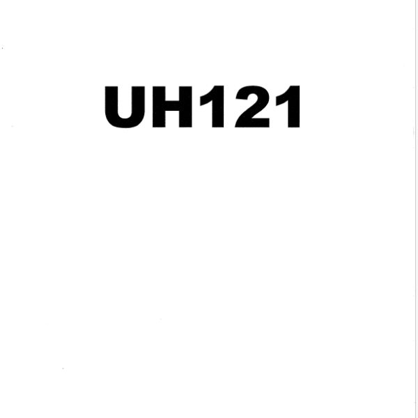 UH121 Service Manual