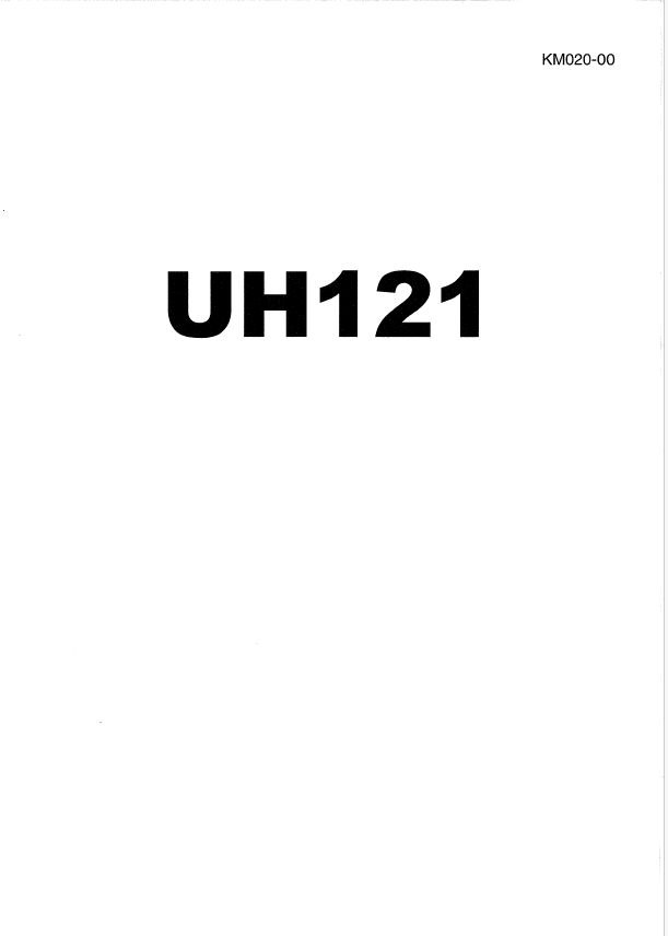 UH121 Service Manual