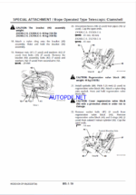 ZX210LC-5B, ZX330-5 class Telescopic Arm (Rope type) Workshop Manual