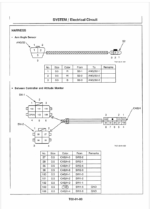Working Range and Base Machine Roll Angle Monitor System (For EX-5 Excavator) Service manual