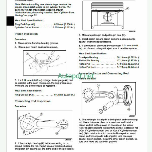 John Deere X110, X120, X140 Tractors Technical Manual (TM2373)