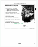 John Deere TRS21 21E 22 24 26 27 32 and TRX24 TRX26 Walk-Behind Snowthrowers Snowblowers Technical Manual (TM1466)