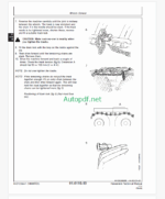 John Deere Timberjack TM 2122 Harvesters Technical Manual