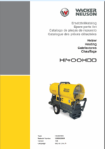 Wacker Neuson HI400HDD Heating Parts Manual