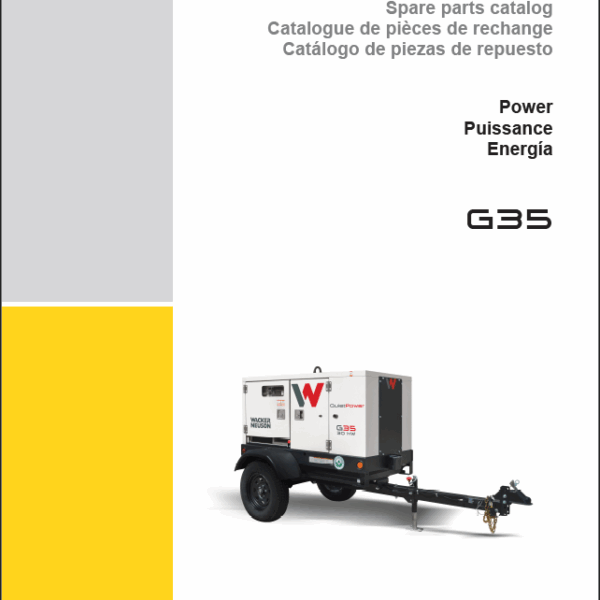 Wacker Neuson G35 Power Parts Manual