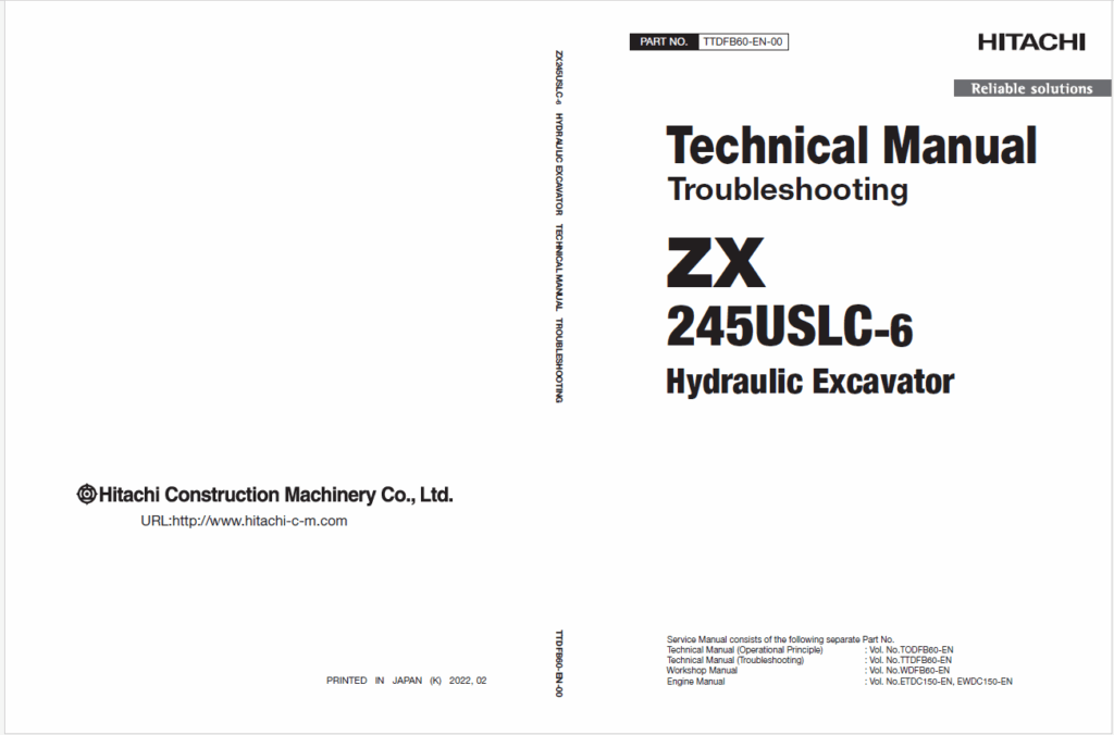 ZX245USLC-6 Technical Manual (Troubleshooting)