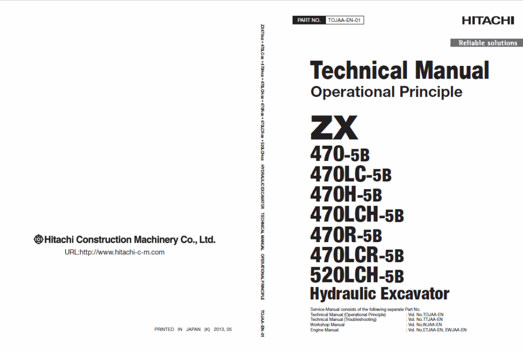 ZX470-5B・470LC-5B・470H-5B,ZX470LCH-5B,ZX470R-5B,ZX470LCR-5B,ZX520LCH-5B Technical Manual Operational Principle
