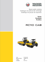 Wacker Neuson RC110 CAB Roller Parts Manual