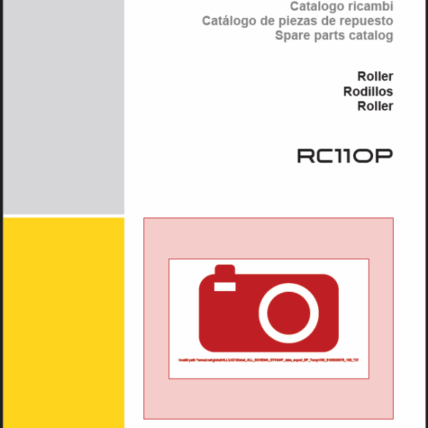 Wacker Neuson RC110P Roller Parts Manual