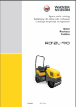 Wacker Neuson RD12L-90 Roller Parts Manual